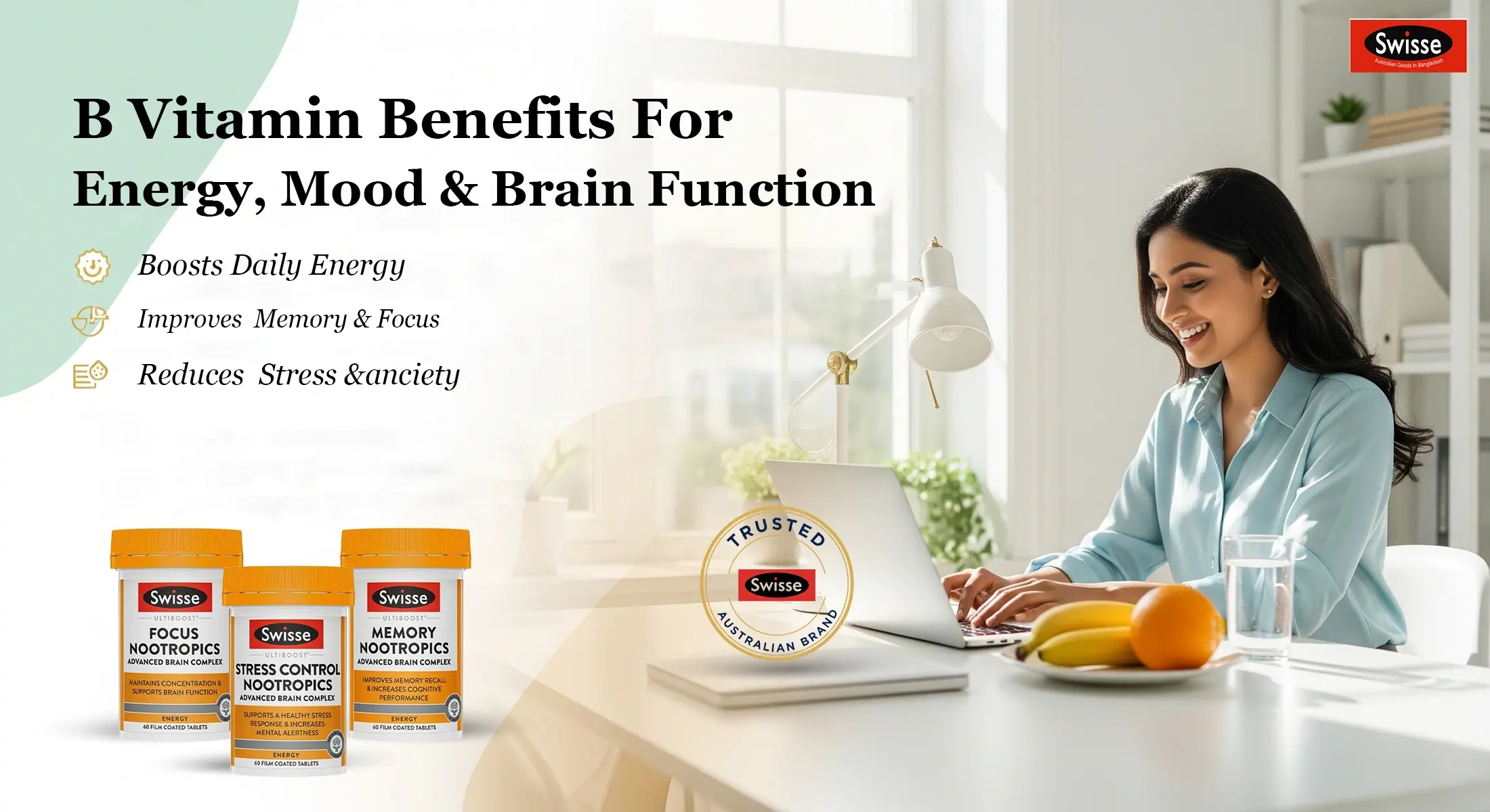 B Vitamin Benefits for Energy, Mood & Brain Function B Vitamin Benefits for Energy, Mood & Brain Function