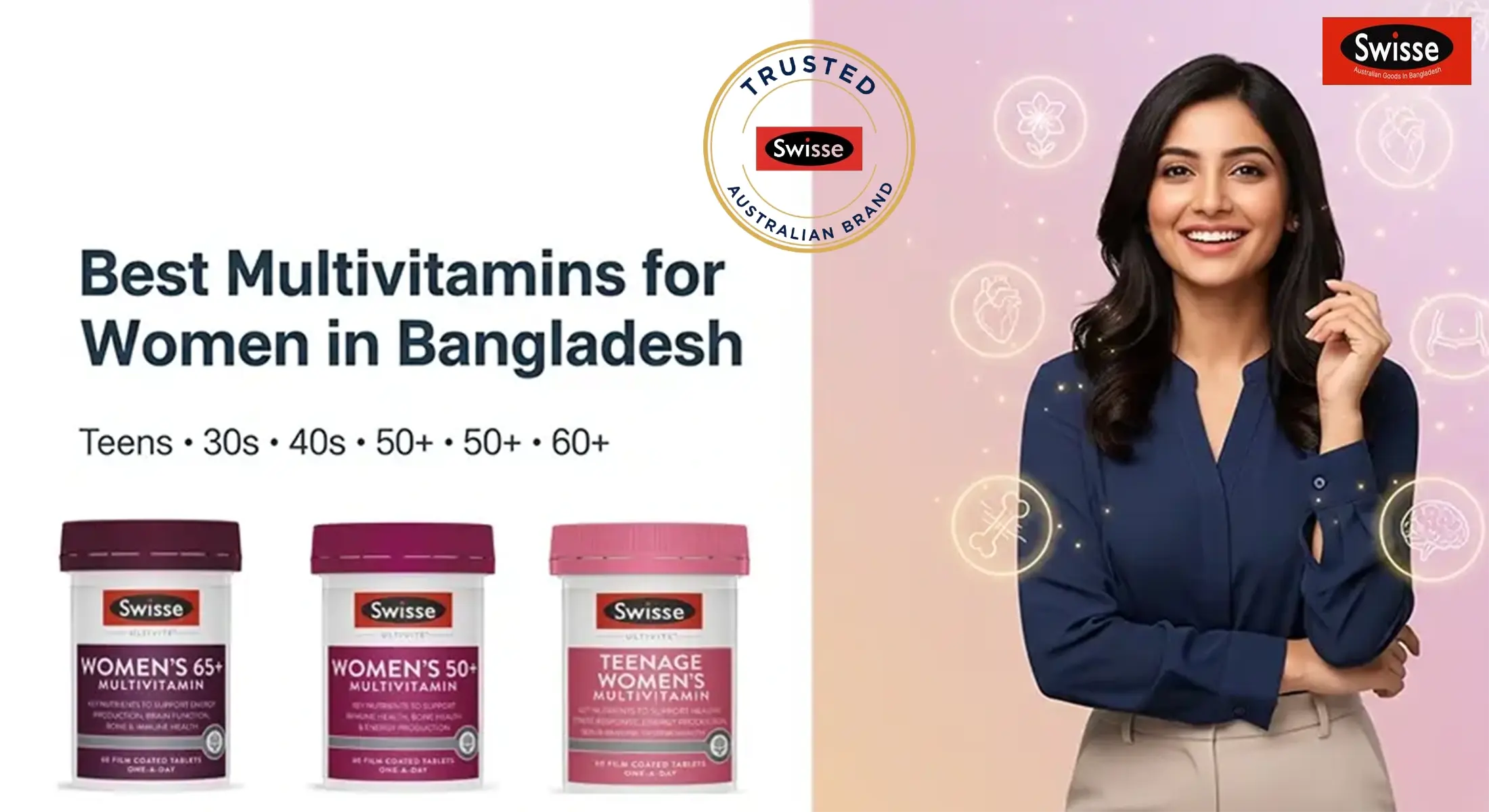 Best Multivitamins for Women in Bangladesh (by Age Group) Best Multivitamins for Women in Bangladesh (by Age Group)