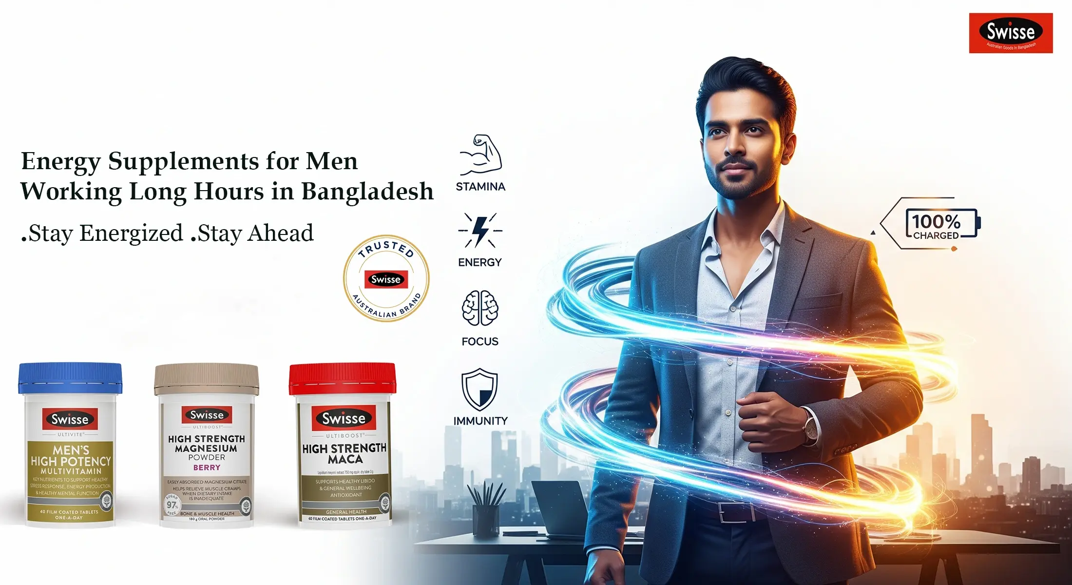 Energy Supplements for Men Working Long Hours in Bangladesh Energy Supplements for Men Working Long Hours in Bangladesh