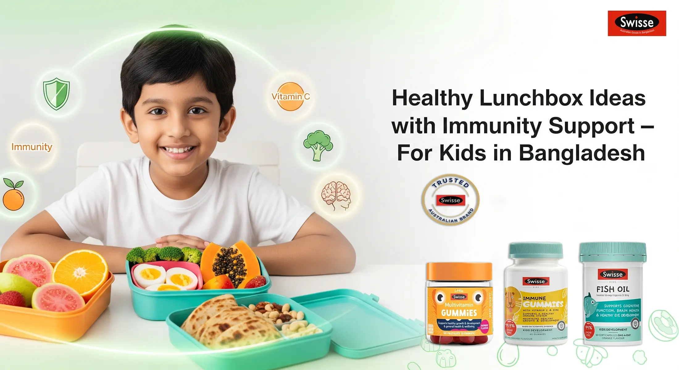 Healthy Lunchbox Ideas with Immunity Support