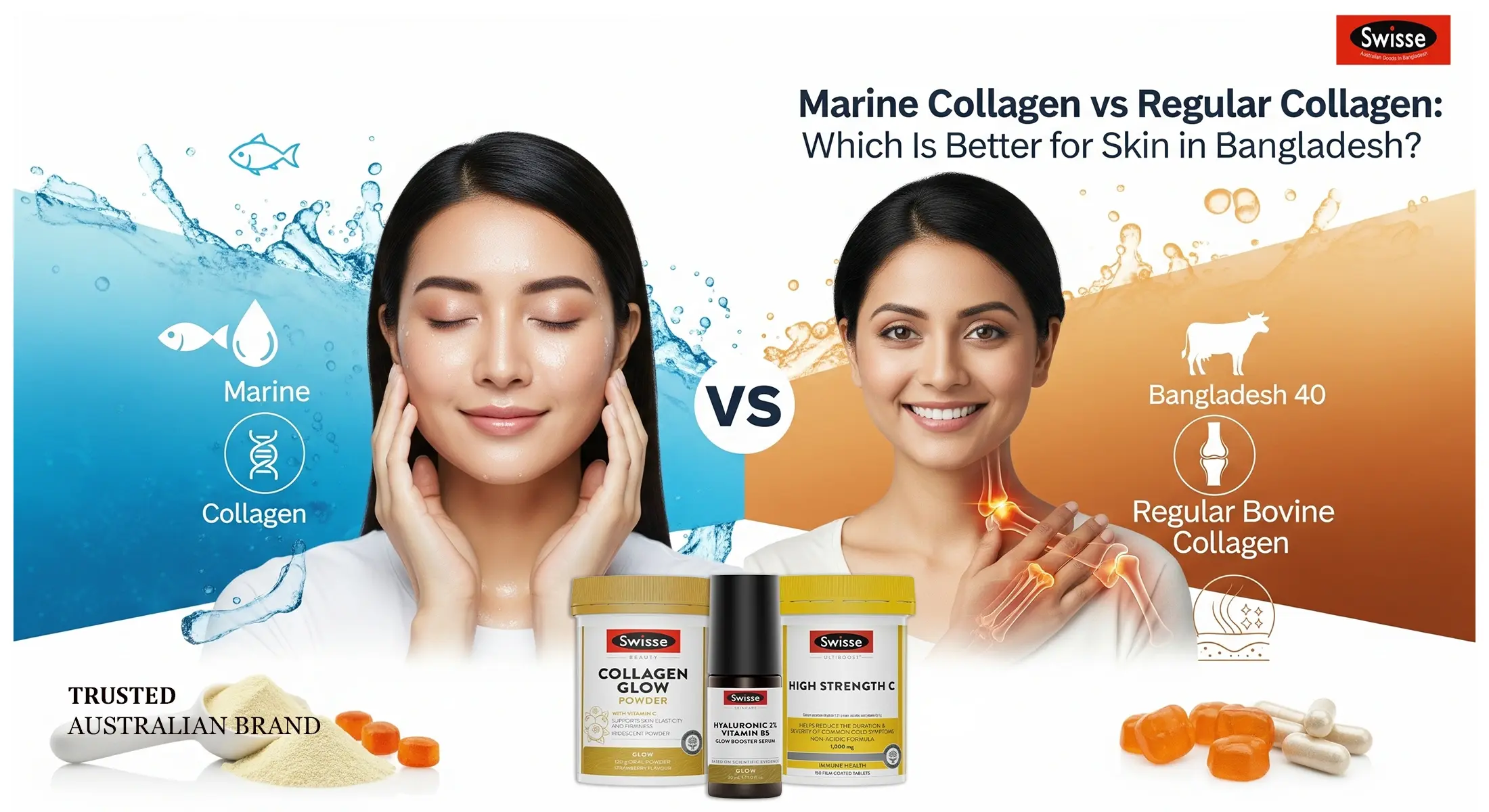 Marine Collagen vs Regular Collagen: Which Is Better for Skin? Marine Collagen vs Regular Collagen: Which Is Better for Skin?
