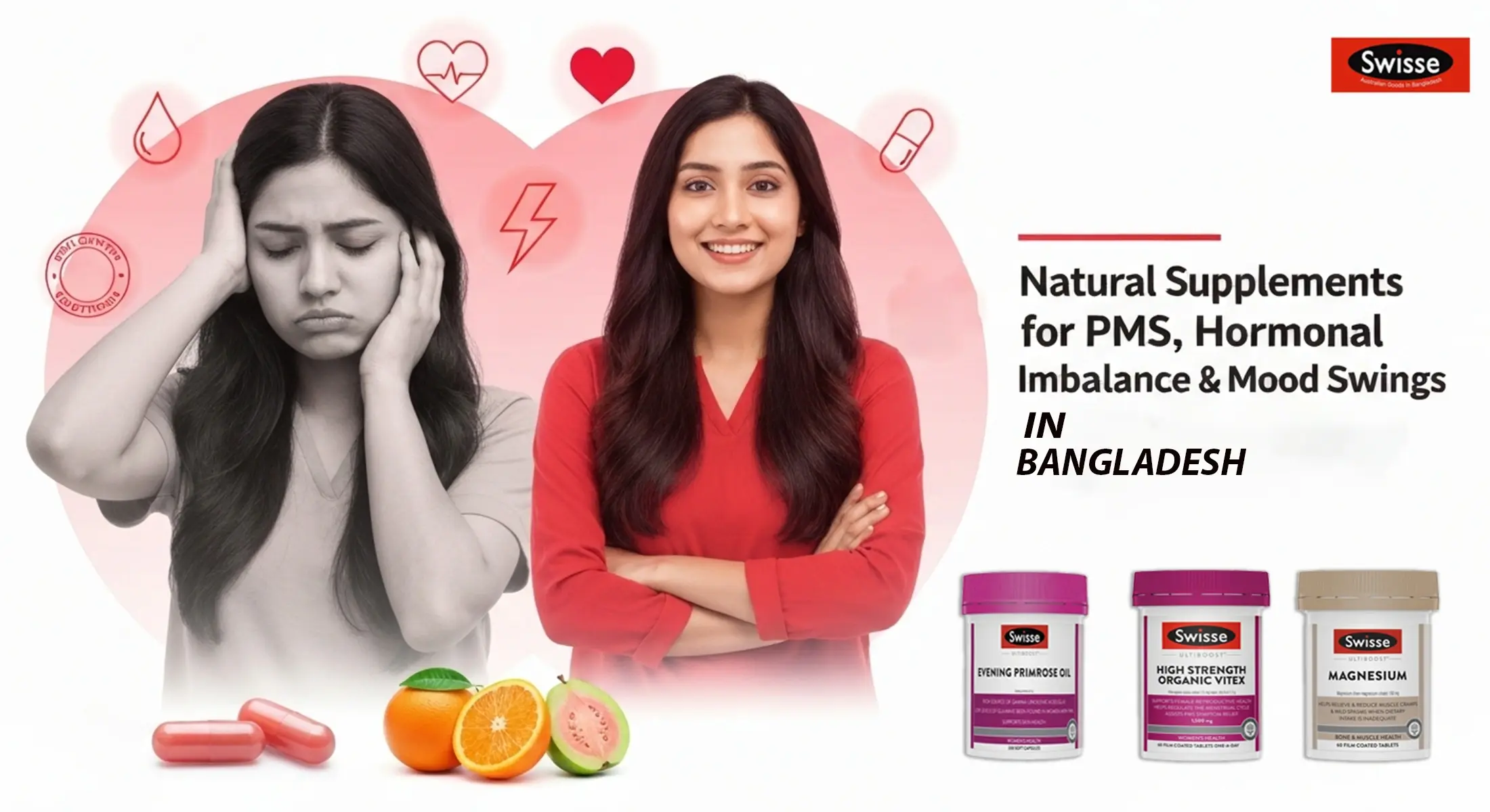 Natural Supplements for PMS, Hormonal Imbalance & Mood Swings