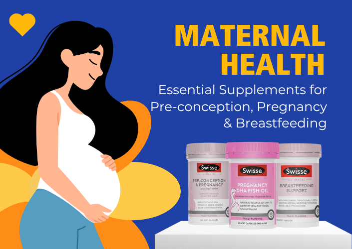 Essential Supplements for Pre-conception, Pregnancy & Breastfeeding