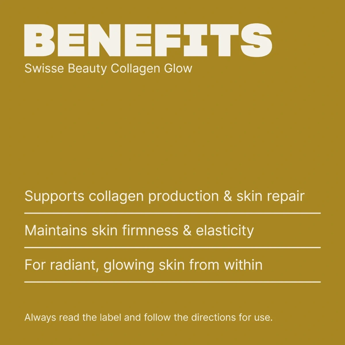 Swisse Beauty Collagen Glow With Collagen Peptides