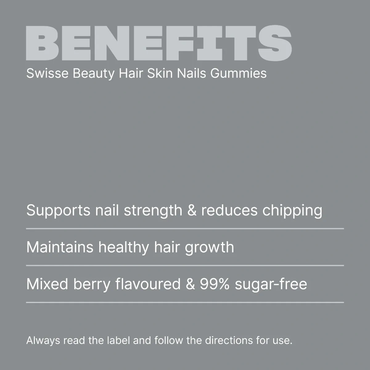Swisse Beauty Hair Skin Nails Gummies