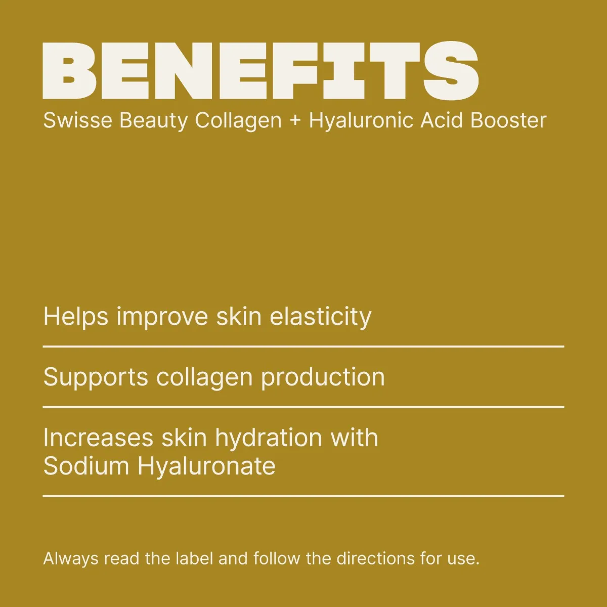 Swisse Beauty Collagen + Hyaluronic Acid Booster