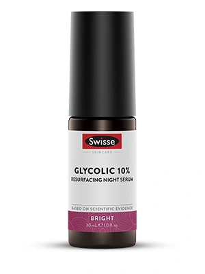 Swisse Skincare Glycolic 10% Resurfacing Night Serum