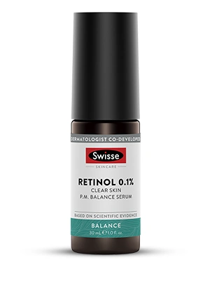 Swisse Skincare Retinol 0.1% Clear Skin P.M. Balance Serum