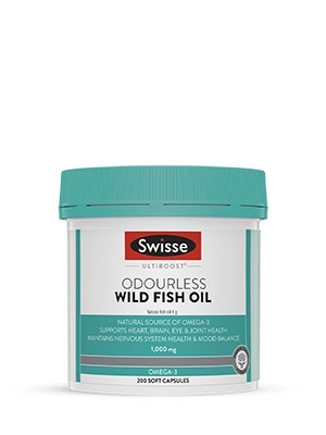 Swisse Ultiboost Odourless Wild Fish Oil
