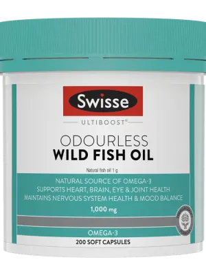 Swisse Ultiboost Odourless Wild Fish Oil