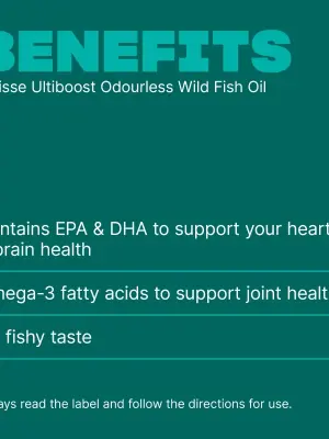 Swisse Ultiboost Odourless Wild Fish Oil