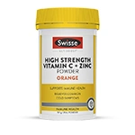 Swisse Ultiboost High Strength Vitamin C + Zinc Powder Orange
