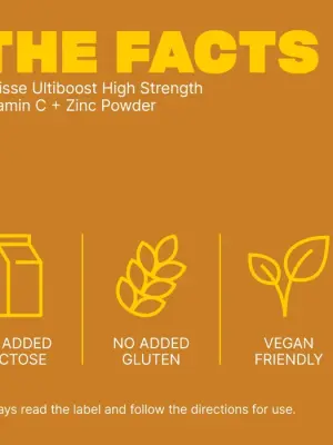 Swisse Ultiboost High Strength Vitamin C + Zinc Powder Orange