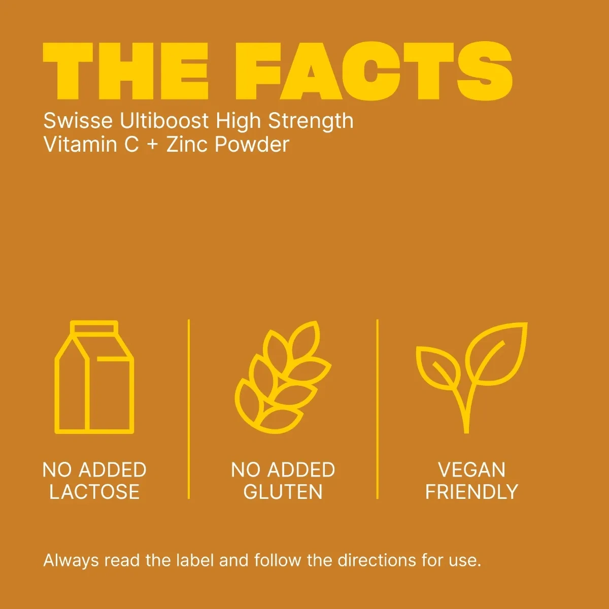 Swisse Ultiboost High Strength Vitamin C + Zinc Powder Orange