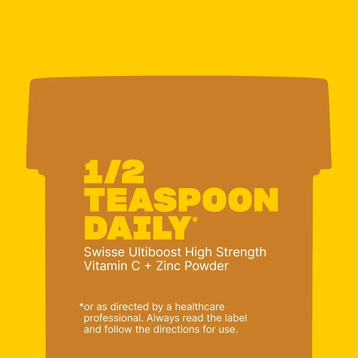 Swisse Ultiboost High Strength Vitamin C + Zinc Powder Orange