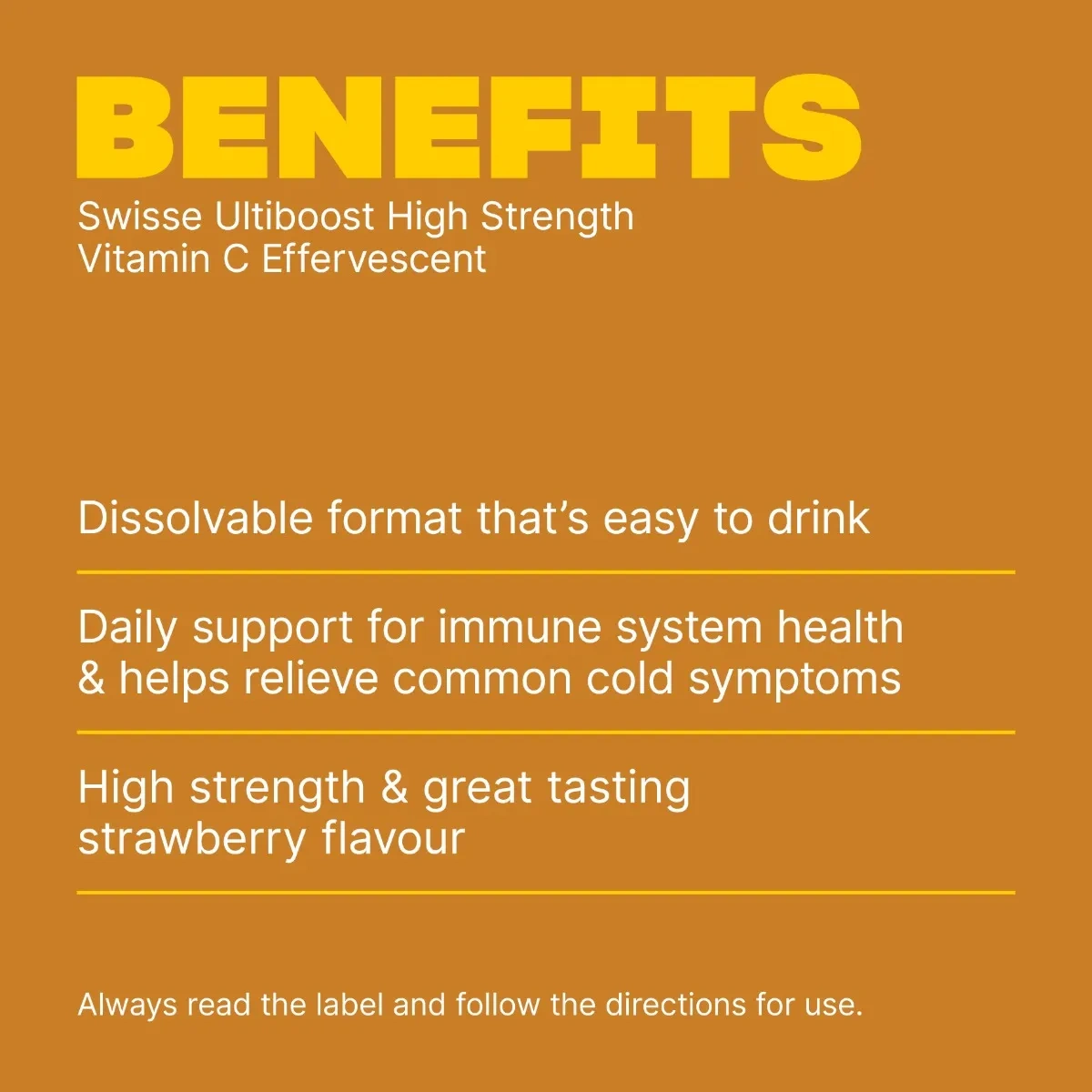 Swisse Ultiboost High Strength Vitamin C Effervescent