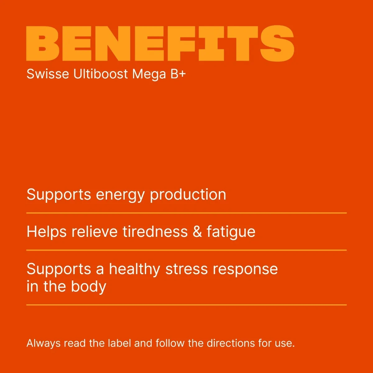Swisse Ultiboost Mega B+