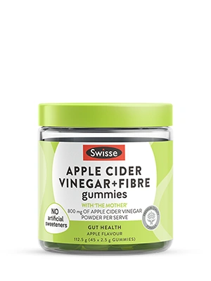 Swisse Apple Cider Vinegar + Fibre Gummies