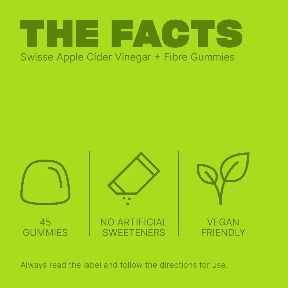Swisse Apple Cider Vinegar + Fibre Gummies