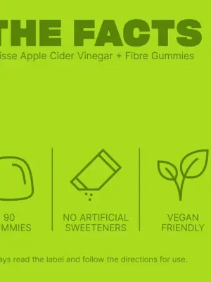 Swisse Apple Cider Vinegar + Fibre Gummies