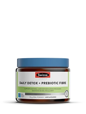 Swisse Ultibiotic Daily Detox + Prebiotic Fibre Powder