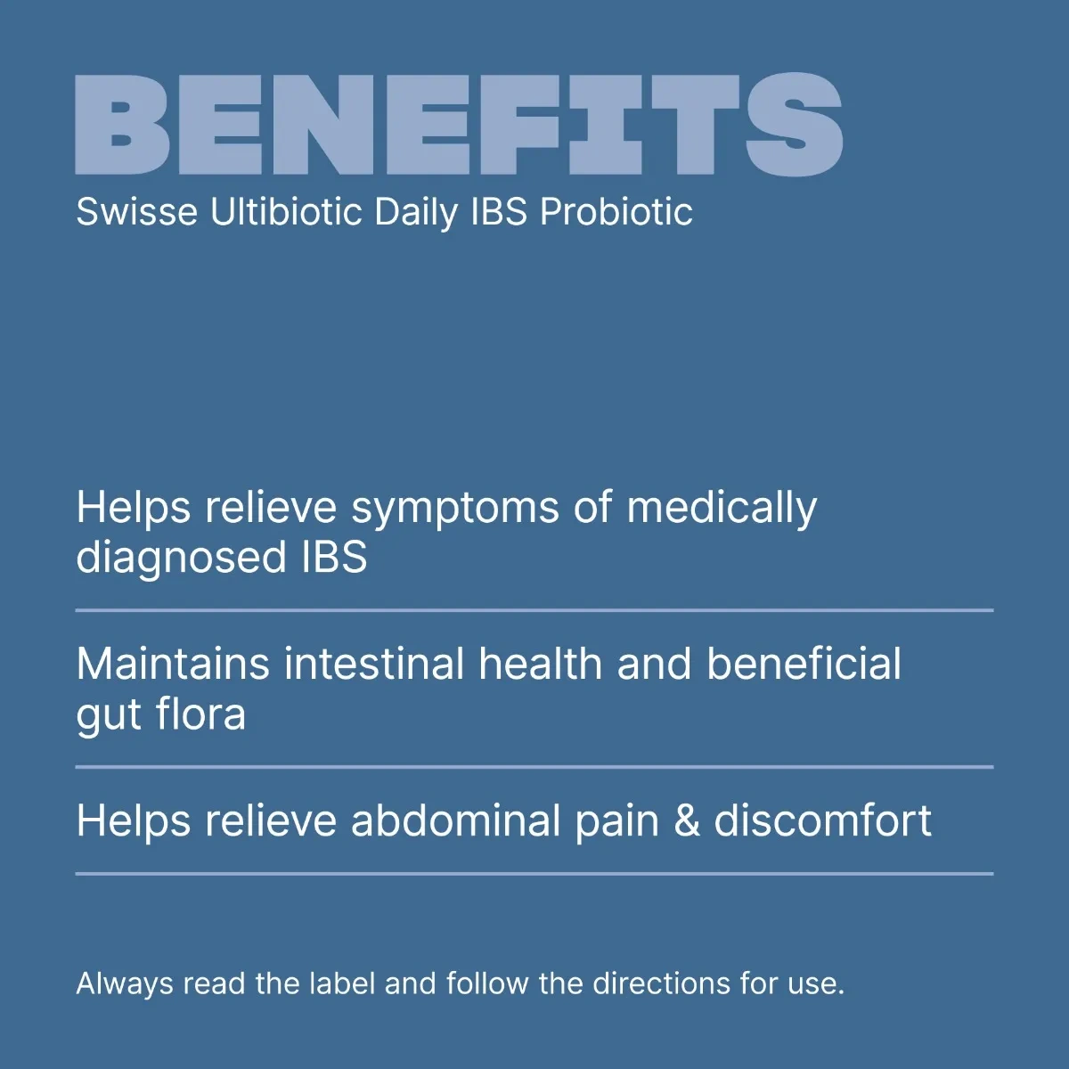 Swisse Ultibiotic Daily IBS Probiotic