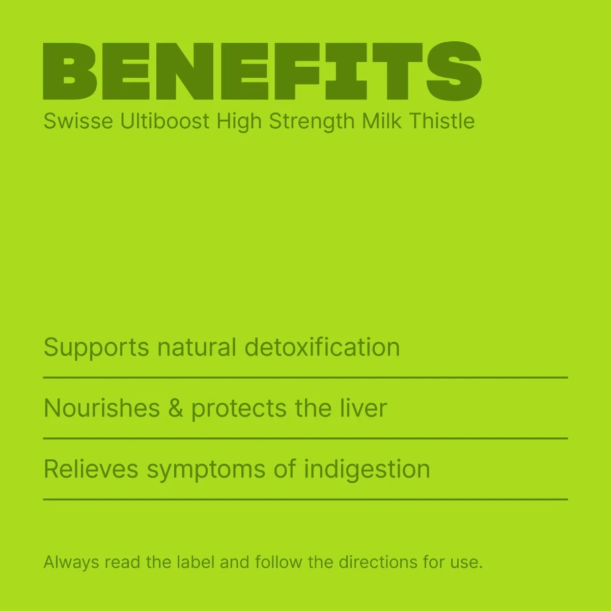 Swisse Ultiboost High Strength Milk Thistle