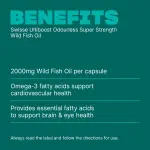 Swisse Ultiboost Super Strength Odourless Wild Fish Oil
