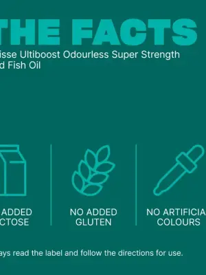 Swisse Ultiboost Super Strength Odourless Wild Fish Oil