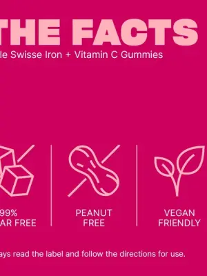 Little Swisse Iron + Vit C Gummies