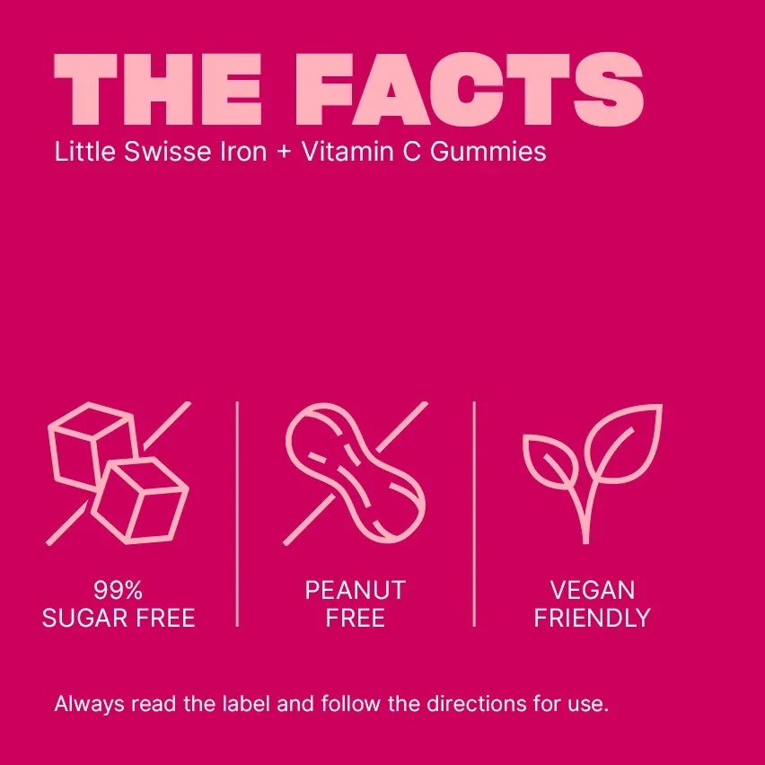 Little Swisse Iron + Vit C Gummies