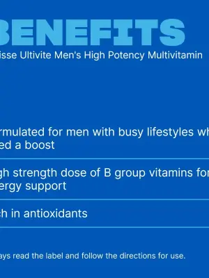 Swisse Ultivite Men's High Potency Multivitamin