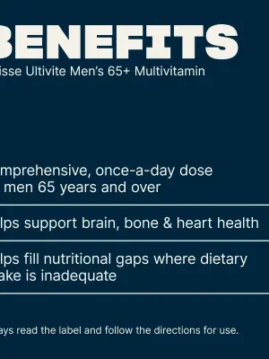 Swisse Ultivite Men’s 65+ Multivitamin