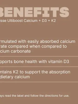 Swisse Ultiboost Calcium + D3 + K2