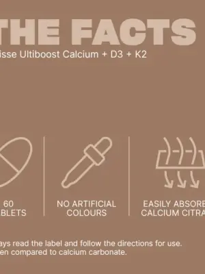 Swisse Ultiboost Calcium + D3 + K2