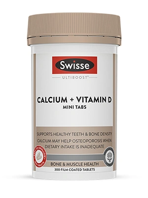Swisse Ultiboost Calcium + Vitamin D Mini Tabs