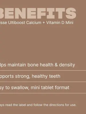 Swisse Ultiboost Calcium + Vitamin D Mini Tabs