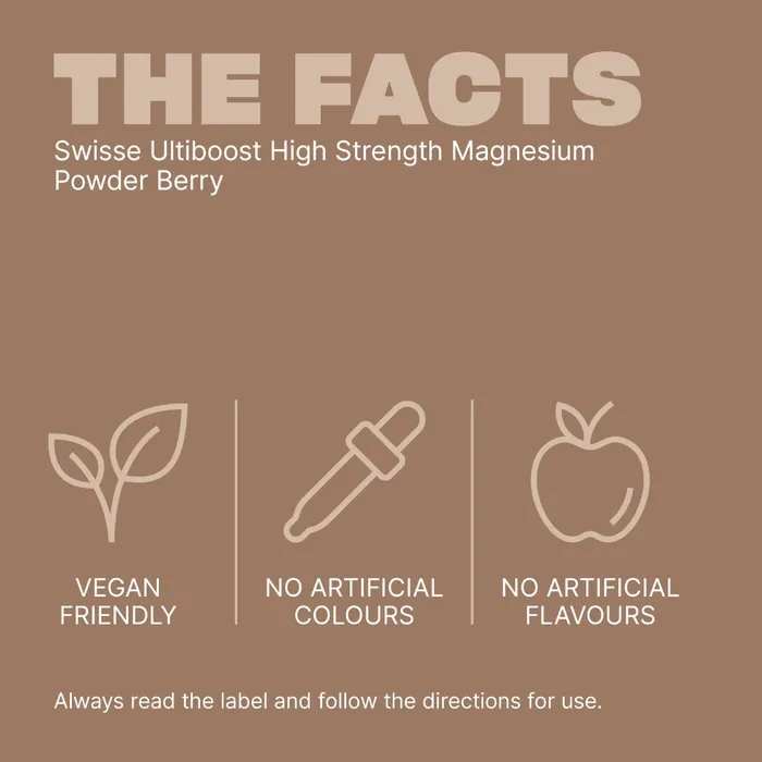 Swisse Ultiboost High Strength Magnesium Powder Berry