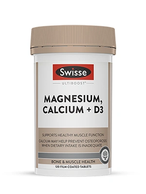 Swisse Ultiboost Magnesium, Calcium + D3