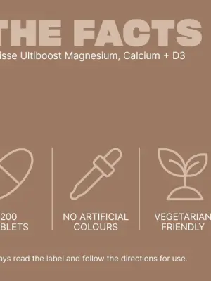 Swisse Ultiboost Magnesium, Calcium + D3
