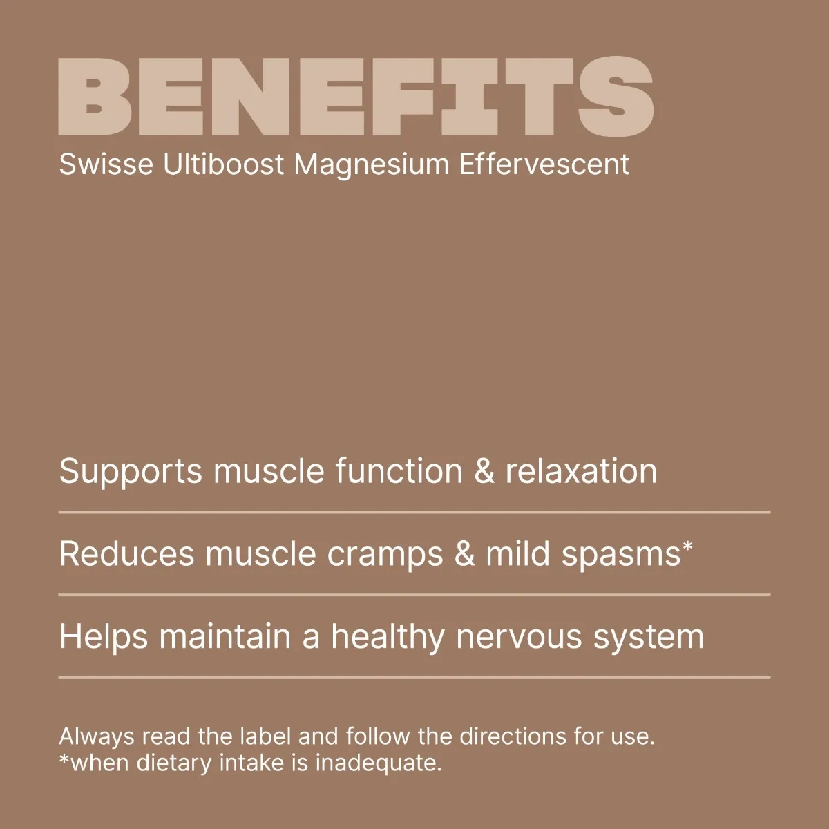 Swisse Ultiboost Magnesium Effervescent