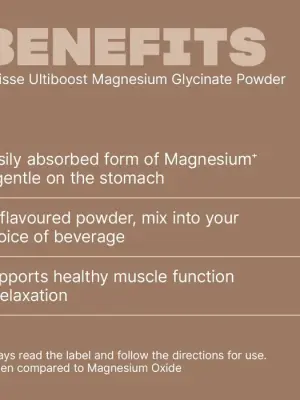 Swisse Ultiboost Magnesium Glycinate Powder