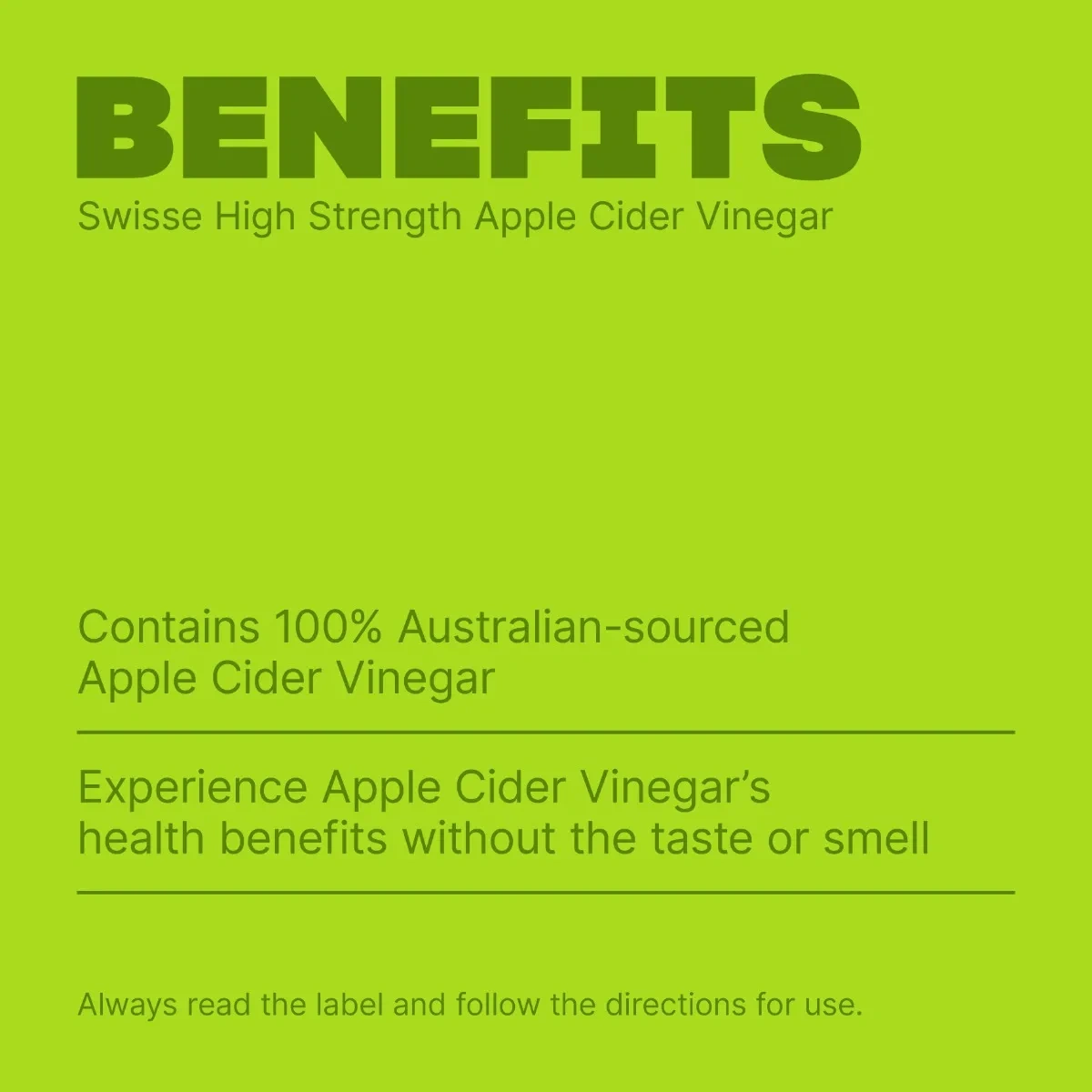 Swisse High Strength Apple Cider Vinegar