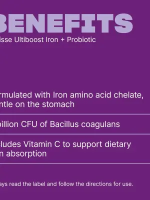 Swisse Ultiboost Iron + Probiotic