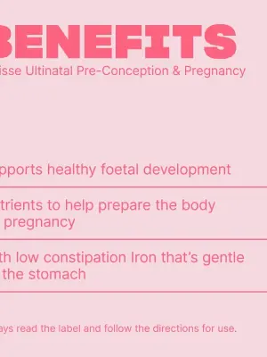 Swisse Ultinatal Pre-Conception & Pregnancy Multivitamin