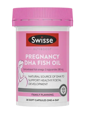 Swisse Ultiboost Pregnancy DHA Fish Oil