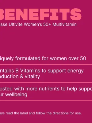 Swisse Ultivite Women's 50+ Multivitamin