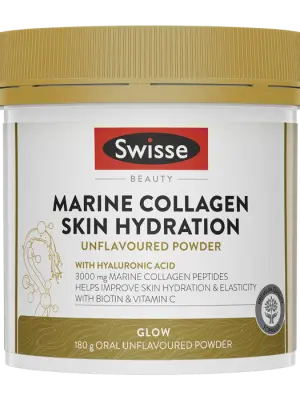 Swisse Beauty Marine Collagen Skin Hydration Unflavoured Powder – 180g