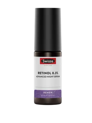 Swisse Skincare Retinol 0.3% Advanced Night Serum – 30mL