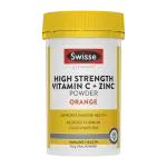 Swisse Ultiboost High Strength Vitamin C + Zinc Powder Orange – 150g Oral Powder